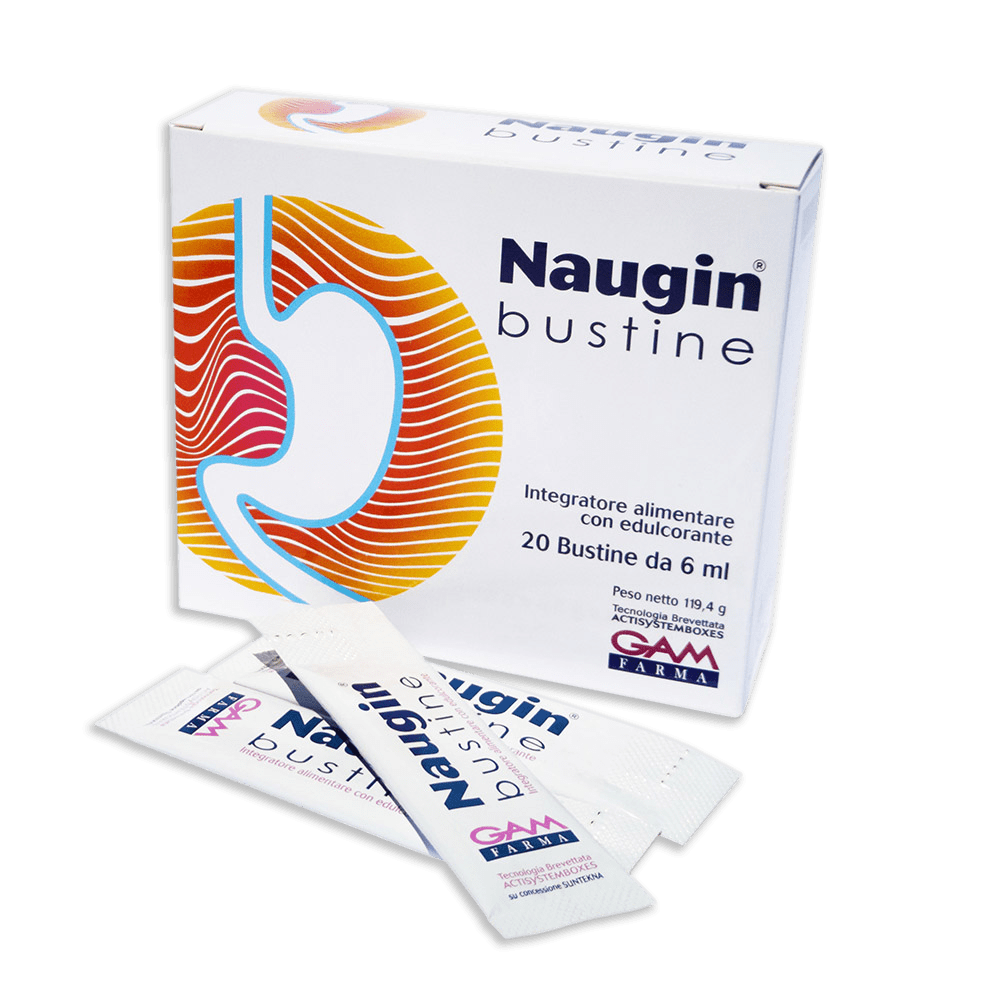 NAUGIN® Bustine – Sollievo rapido e naturale dall’acidità gastrica e dal reflusso