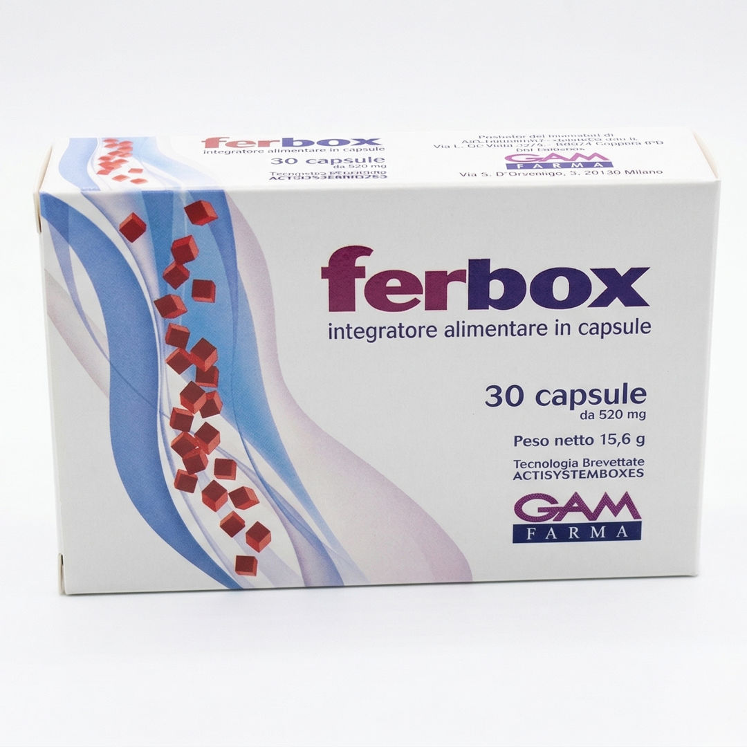 FERBOX integratore di ferro contro anemia