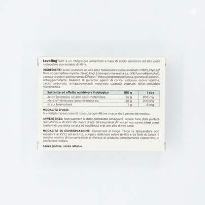 LEVOFLOG®ART - L'efficacia dell'Acido Ialuronico HMW nella gestione articolare